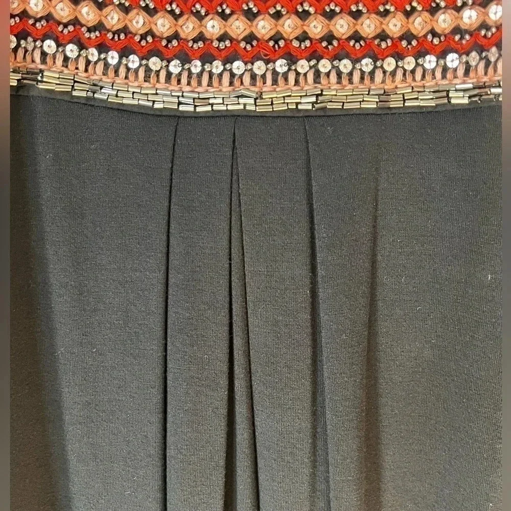Monsoon Breaded Plus Size Women’s Maxi Dress Boho Tie Waisted Black - Picture 9 of 14